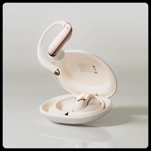 Wopin Open-Ear Clip Bluetooth Earphones: Wireless Noise-Reducing, Compatible with Apple & Huawei for Sports and Cycling Calls