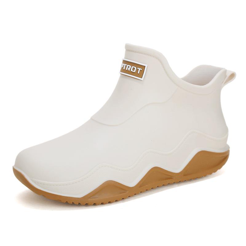 Waterproof Low-Cut Korean-Style Rain Boots - Non-Slip for Men, Women, Students & Adults