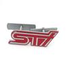 STI Metall Auto Emblem Auto Logo-Geeignet für WRX BRZ XV Legacy Outback Forester Impreza Crosstrek Tribeca Viziv Kühlergrill Emblem Aufkleber