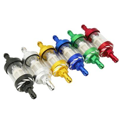 Filtro Carburante in Alluminio Per Motori e Per ATV Design Facile da Pulire