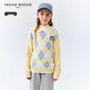 Teenie Weenie Kids' Girl's Argyle Knit Pullover Sweater