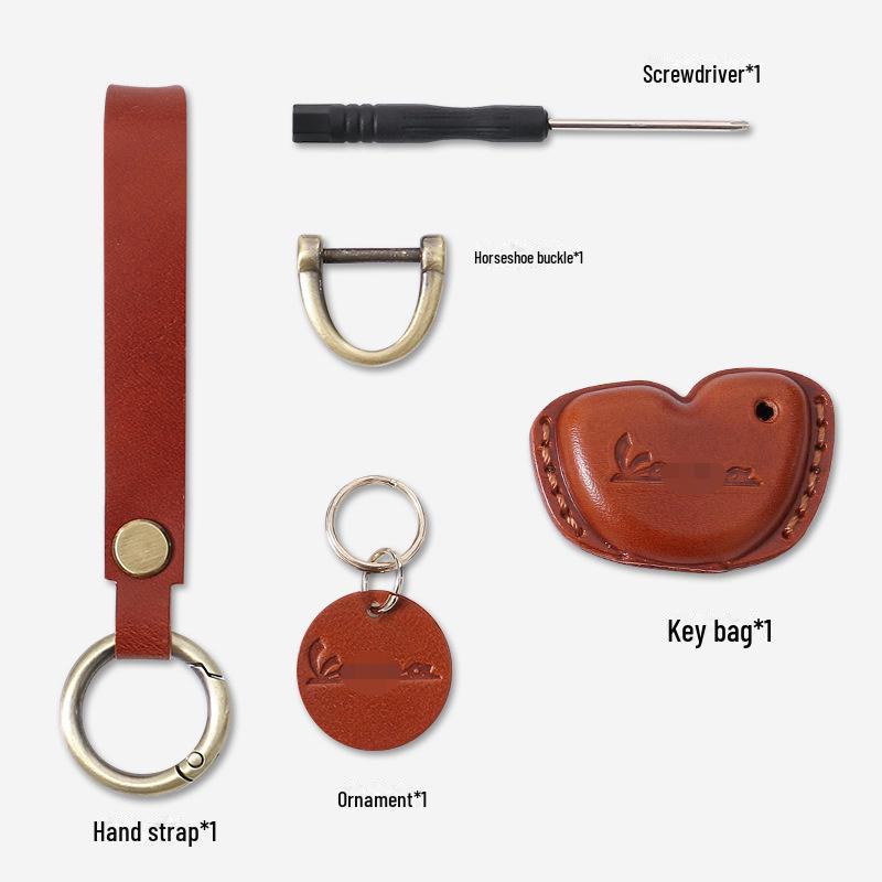 

Чехол для ключа ручной работы в стиле ретро для Vespa LXV LXS GTS - стильная пряжка для мотоцикла кофейный