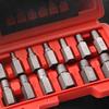 Screw Extractor Set Easy Out Efficient Spiral Design to Use Sturdy Steel Broken Bolt Remover
