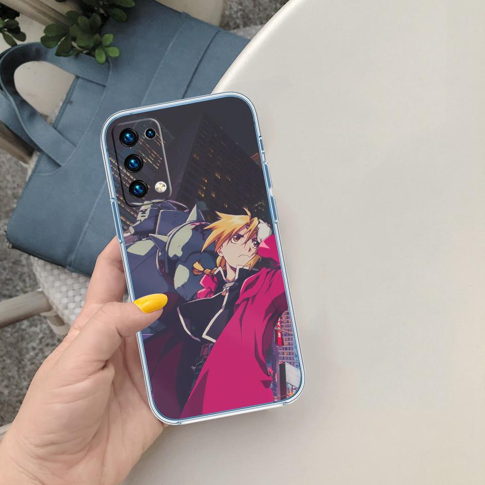 

LO45 Fullmetal Alchemist Soft Shell Transparent Phone Case for Samsung Galaxy A04 A04S A14 A23 A34 A54 M23 M33 M52 M53 Galaxy A04s