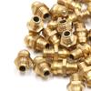 30pcs M6 x 1 Thread Brass Straight Grease Zerk Nipple Fitting Universal