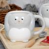 Tazza in stile cartone animato con pollo, per acqua potabile, latte, caffè, simpatico coniglio, tazze per la colazione, regalo per gli amici