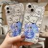 Phone Case: 2D flat suitable for iPhone 18 17 16 15 14 13 Pro, transparent four corner shockproof protective case, braided girl, Christmas and Hallowe