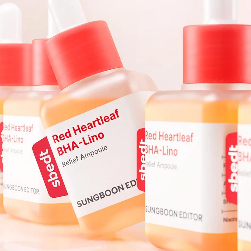 SUNGBOON EDITOR Red Heartleaf BHA-Lino Relief Ampoule 40ml