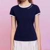 ONLY Women's Color-block Slim Fit Short Sleeve T-Shirt