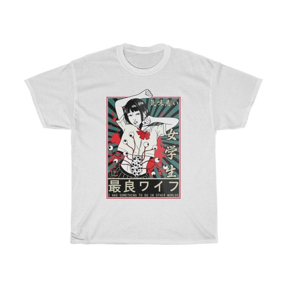 Tomie Halloween TShirt Tomie Junji Ito Horror Unisexga Anime T Shirts S to 5XL M