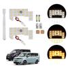 GIMUYA LED Room Lamp for Honda Step Wagon Memory Warm Compatible with Spada Custom High 5050 SMD Interior Includes Interior Trim Set with Installation