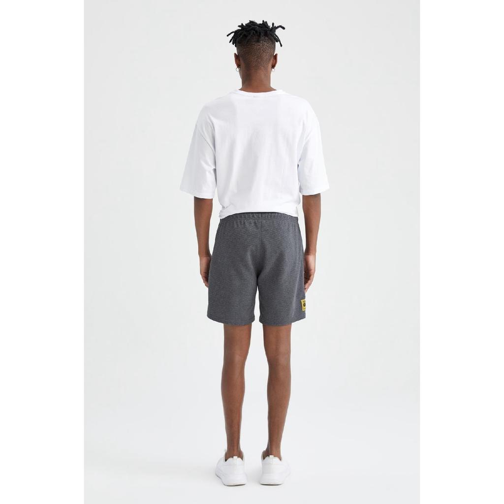 Slim Fit Fleto Pocket Nachhaltige Ottoman-Bermudashorts