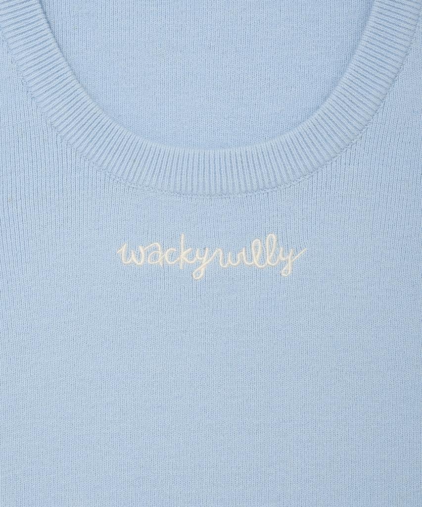 WACKY WILLY Women'S Sleeveless Knit Sky Blue