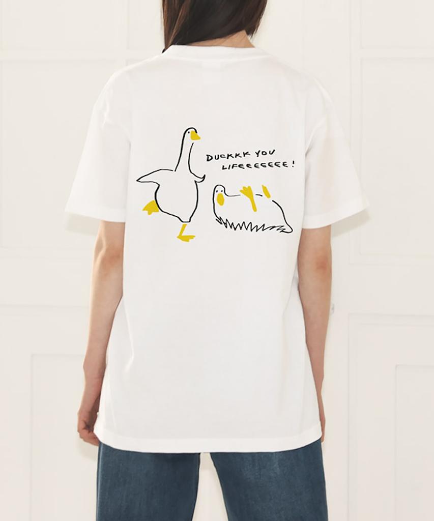 Artist Ttunu Wan, Duckkk You Lifeeeeeee! Short-Sleeved T-Shirt