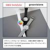 Q&Q SmileSolar GROOVISIONS GRV3013 Solar Analog Watch with Waterproof Urethane Strap, White, RP26J811