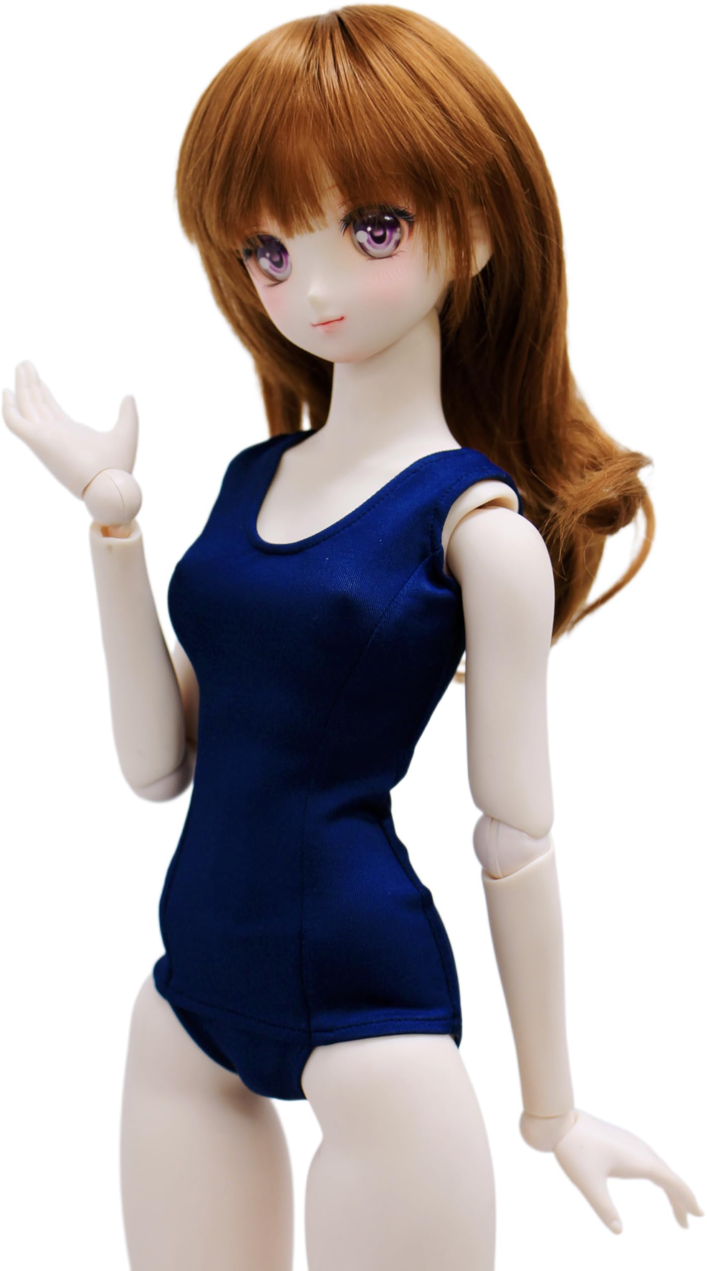 

[Petite Marie] 13 DD (S-L bust, DDdy) compatible, soft-touch school swimsuit, navy, 60cm doll, BJD doll clothes [Petite Marie] [No.0084]