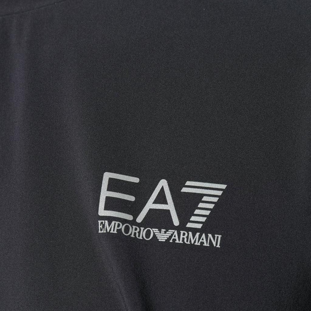 Emporio Armani EA7 SS21 Logo Casual Sports Suit Men suit Black 8NPV01-P-N2CZ