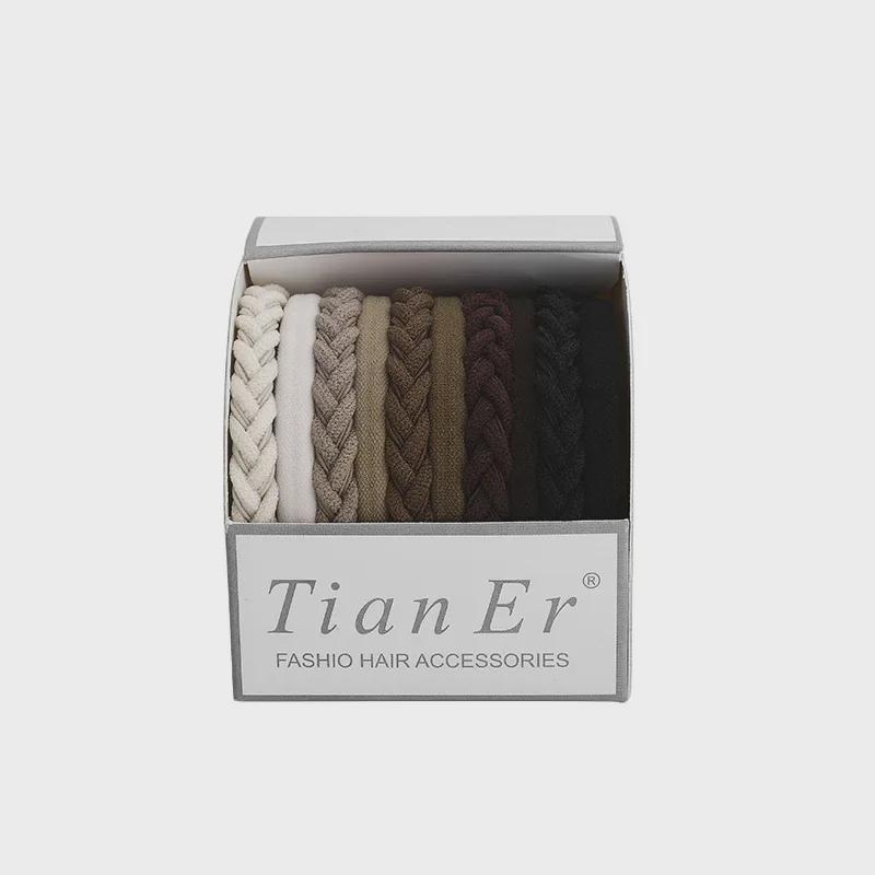 10 Pack of New Style Hair Tie Twist Headbands for Women - Autumn, Damage-Free, High-End Elastic Hair Bands