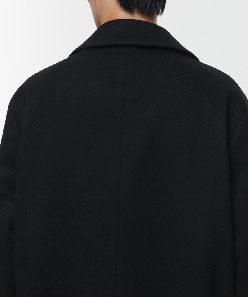 Musinsa Standard [Premium] 20% Cashmere Oversized Double Coat [Black]