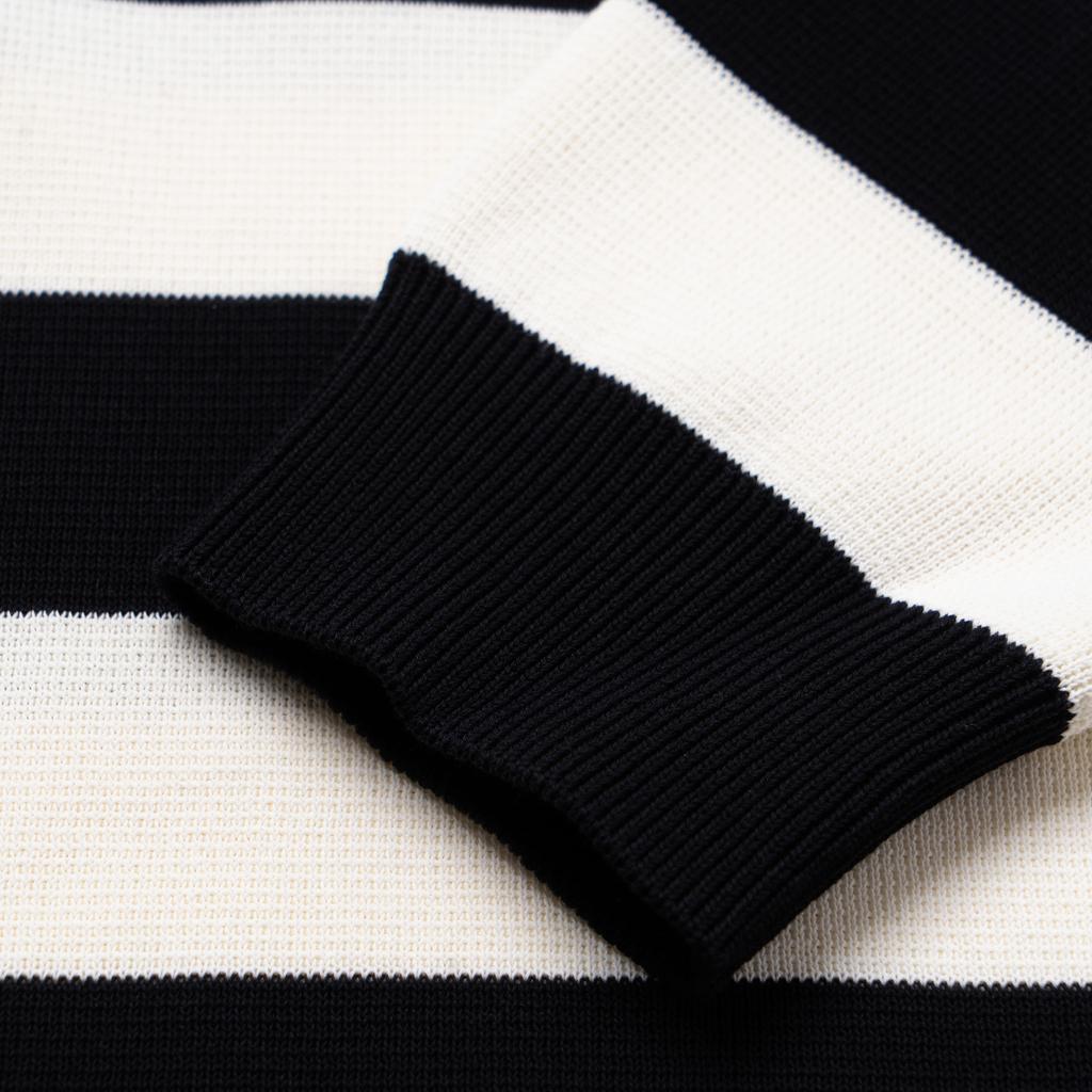 GUCCI Logo Patch Striped Polo Shirt 724708-XKCV0-9207