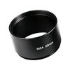 Threaded M54 X 0.75 Telescope Extension Tube, Black Aluminum Coupler for Imaging Distance Adjustment In Threaded Systems