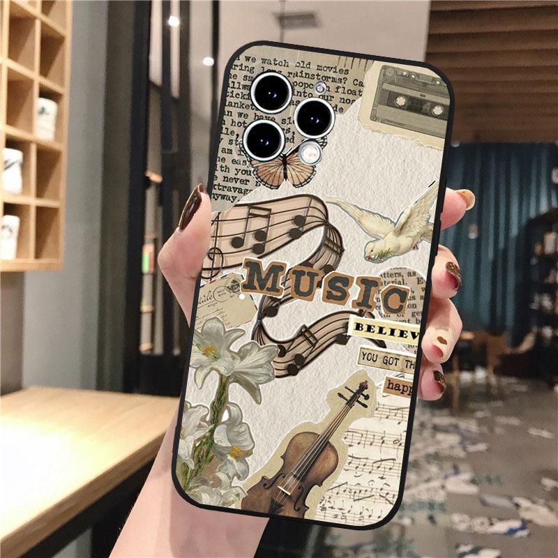 Love Music Phone Case For iphone 17 Pro Max 17 Pro Air 16 15 14 13 Pro Max 15 16 Pro 15Plus