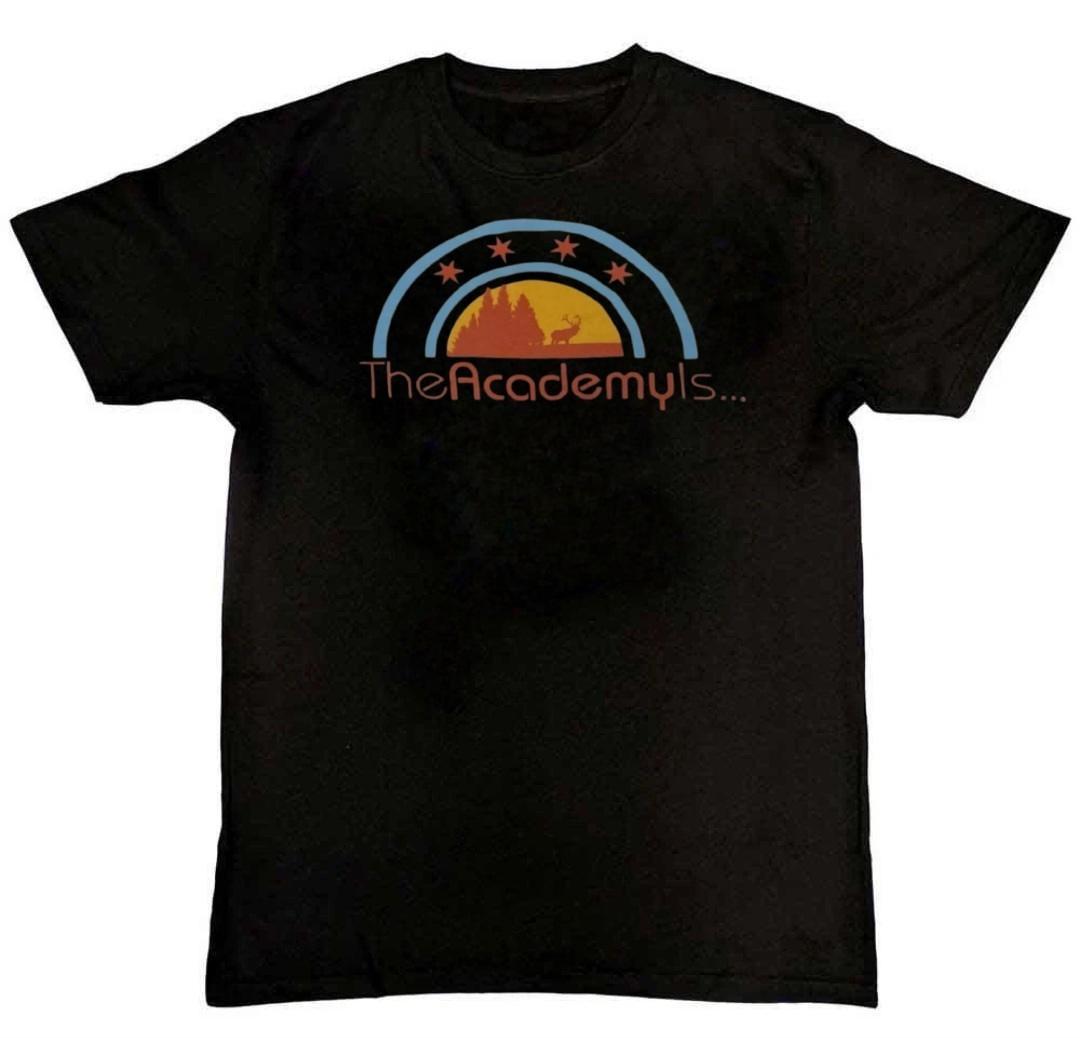 RARE! The Academy ls.. Graphic Print Mens T-Shirt XXXL