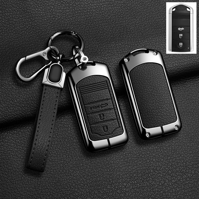 

Car Remote Key Case Cover Fob For Acura Ilx Mdx Zdx Rdx Tlx Rl Tl 2009 - Zinc Alloy Leather Protector Keychain Accessories