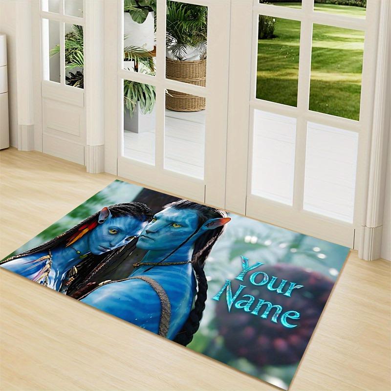 Custom Na'Vi Pandora Essence Carpet Rug Soft Washable Anti Slip Home Living Room Sofa Mats Personalized Christmas Rug
