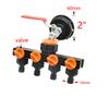 Car Wash Water Gun Accessories 3/4/6 Split Water Pipe Quick Faucet Multifunctional Joint Repair Stop Connection Laundry Plastic
