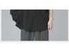 Men's Black Ice Silk Loose-Fit Short-Sleeve Shirt, Korean Style, Casual Summer Wear