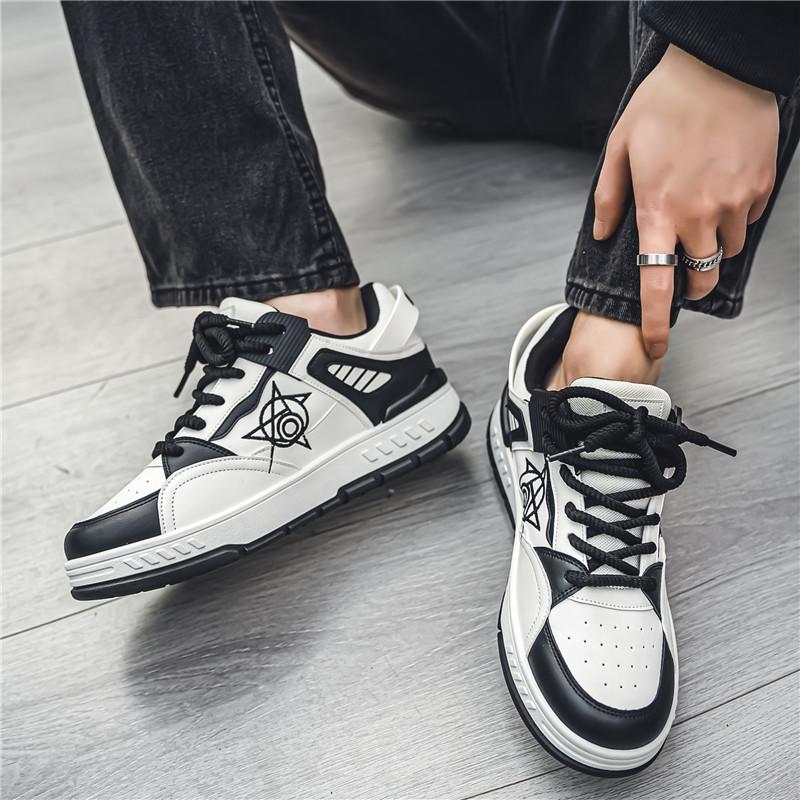 Fashion Designer Skateboard Shoes Men Streetwear Hip Hop Sneakers Men Luxury Platform Skateboard Trendy Personalized Youth Shoes