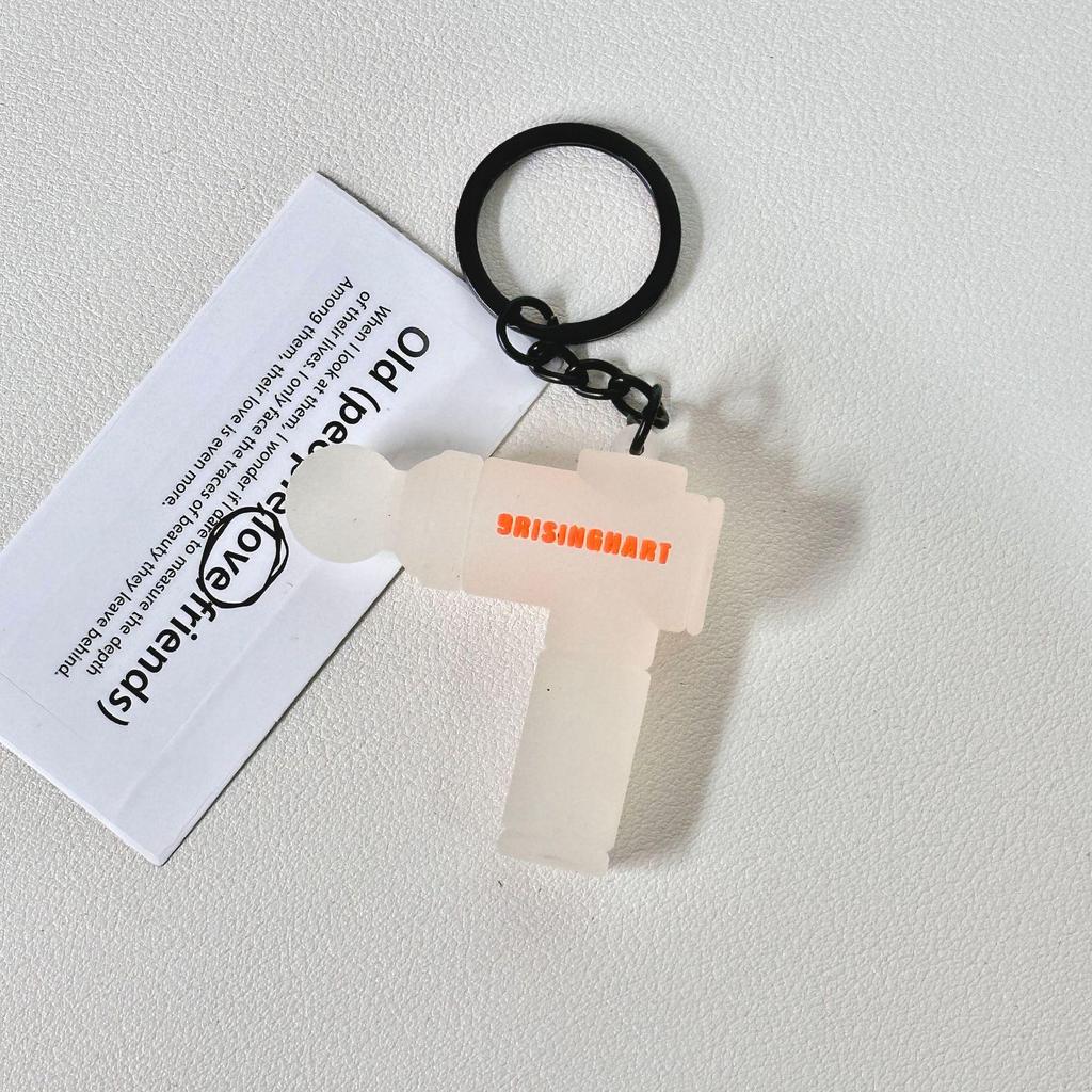 Mini Soft Rubber Fascia Gun Keychain: Sports Fitness Backpack Pendant & Souvenir Gift