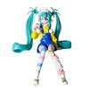 Hatsune Miku Action Figure Cherry Blossom Pink Dress Sitting Posture PVC Model Anime Collectible Gift