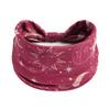 Bohemian Retro Print Yoga Headband: Wide African-Inspired Headscarf for Women