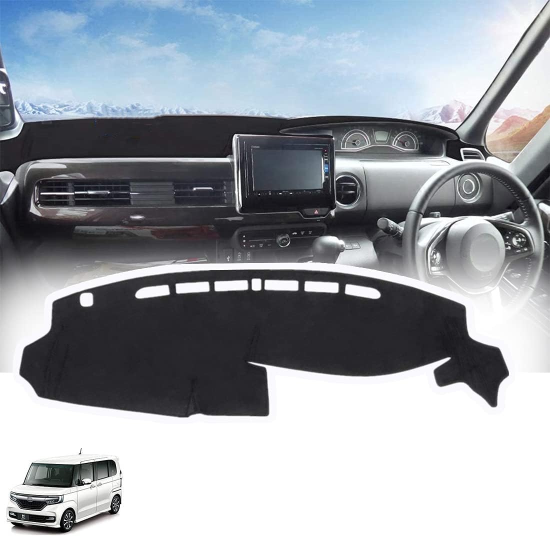 

Новая JF3 JF4 Приборная панель Автомобильная приборная панель Защита от солнца Тепло Защита салона Аксессуары для салона N-BOX Коврик, Чехол, Дизайн, специфичный для автомобиля, NBOX, Защита, чёрный