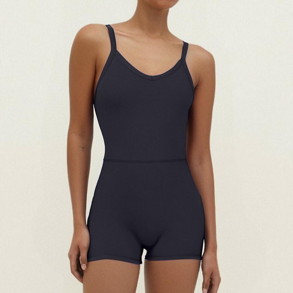 Women's Tight Fitting Peach Hip Lifting One-Piece Yoga Suit, Fitness Shaping One-Piece Suit