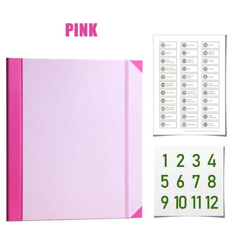 Manila Pocket File Accordion Storage Folder Multi-functional Pocket File Folder