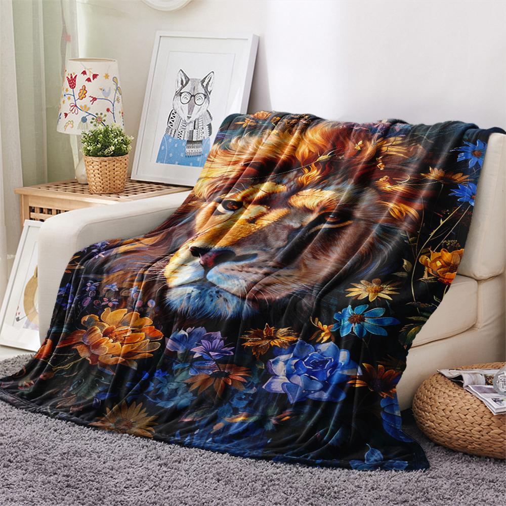 1 Manta de Franela con Estampado de Dibujos Animados, Alta Calidad, Cómoda para Todas las Estaciones, Decoración del Hogar, Calidez y Confort, Perfecta para Regalo de Navidad o Cumpleaños