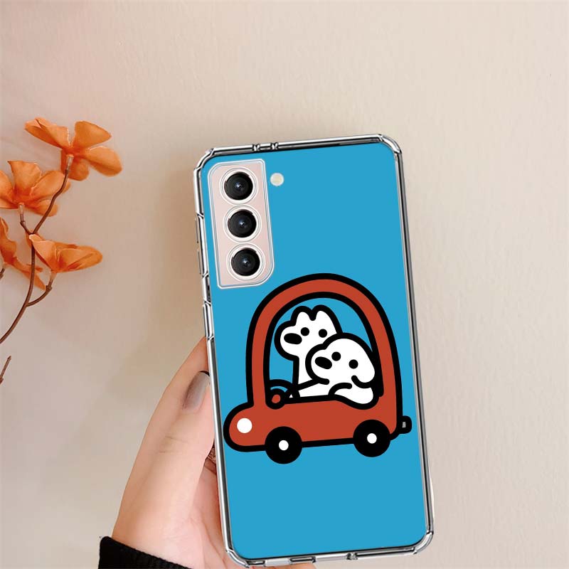 Cute Matsui Art Clear Phone Cases for Samsung S26 Ultra Galaxy S25 Edge S24 S23 FE S21 Plus S20 S22 S10 Cover Patterned Compatib