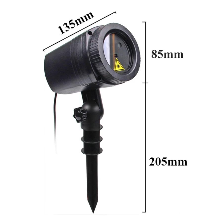 Christmas Projector Lights LED Waterproof Christmas Laser Lights Landscape Spotlight Green Star Show for Outdoor Garden Decor