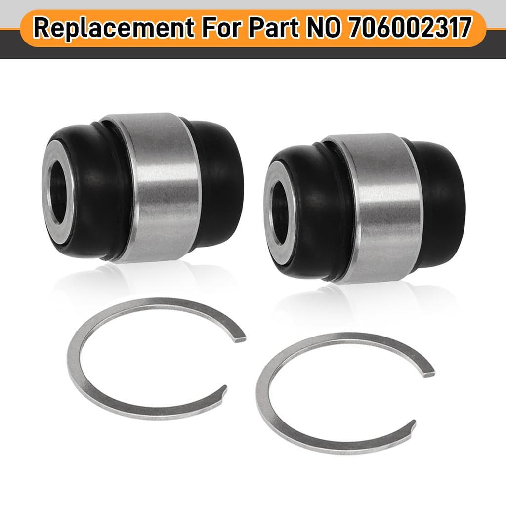 Sostituisci 706002317 per CanAm Maverick X3 Kit Giunto Sferico Radiale Inferiore Posteriore | Adatto ai Modelli 2017 2018 2019 2020 2021 2022 2023, Cuscinetto Robusto
