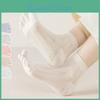 Summer Finger Thin Socks Five Cut Hollow Mesh Toe Socks Breathable And Sweat Absorbing Womens Short Tube Cotton Socks Spring And Autumn