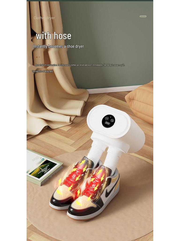 Portable 3-in-1 Folding Dryer: Clothes, Shoes, and Mini Warm Air Blower