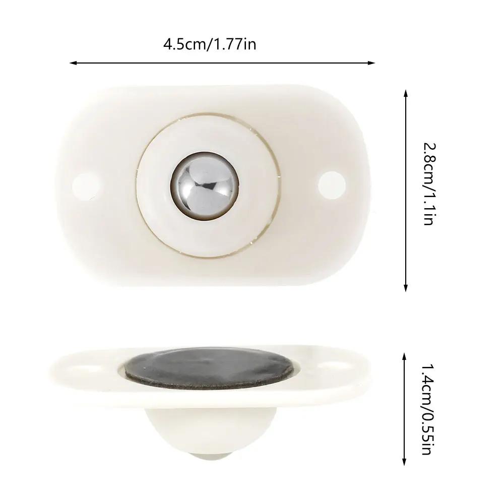 Wheels For Furniture Stainless Steel Roller Self Adhesive Caster Home 360 Degree Load Bearing Swivel Universal Wheel