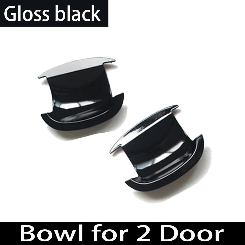 Exterior din fibră de carbon pentru Volkswagen VW Scirocco 3 MK3 2008 ~ 2017 2009 crom lucios negru capac mâner ușii bol mașină