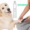 Electric Pet Nail Trimmer Painless Paws Grooming and Smoothing Pet Nail Grinder 2-Speed for Small Medium Large Dogs Cats