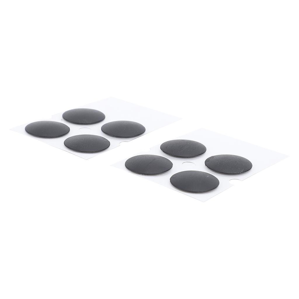12pcs Laptop Bottom Feet Dots Rubber Anti Slip Laptop Feet Replacement Laptop Foot Dots with Repair