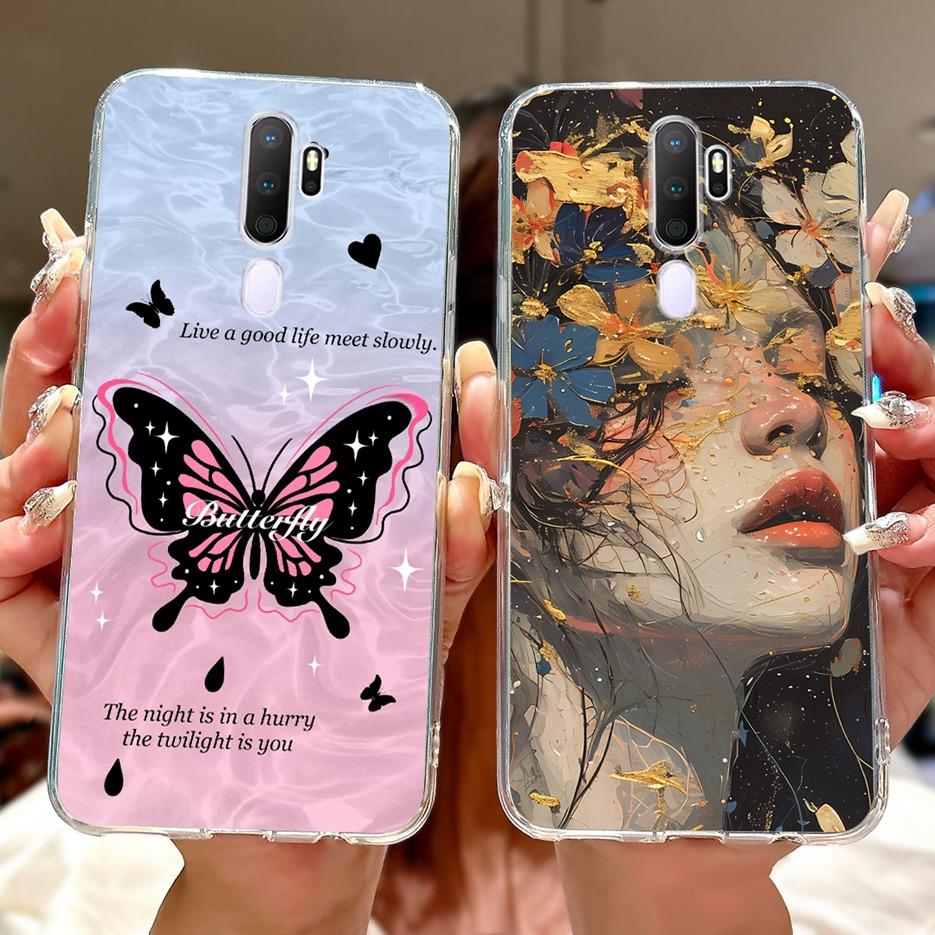 For Oppo A9 2020 Case Oppo A11x New Luxury Painted Cover Shockproof Phone Case For Oppo A5 2020 A92020 OppoA11x Soft Fundas Bags