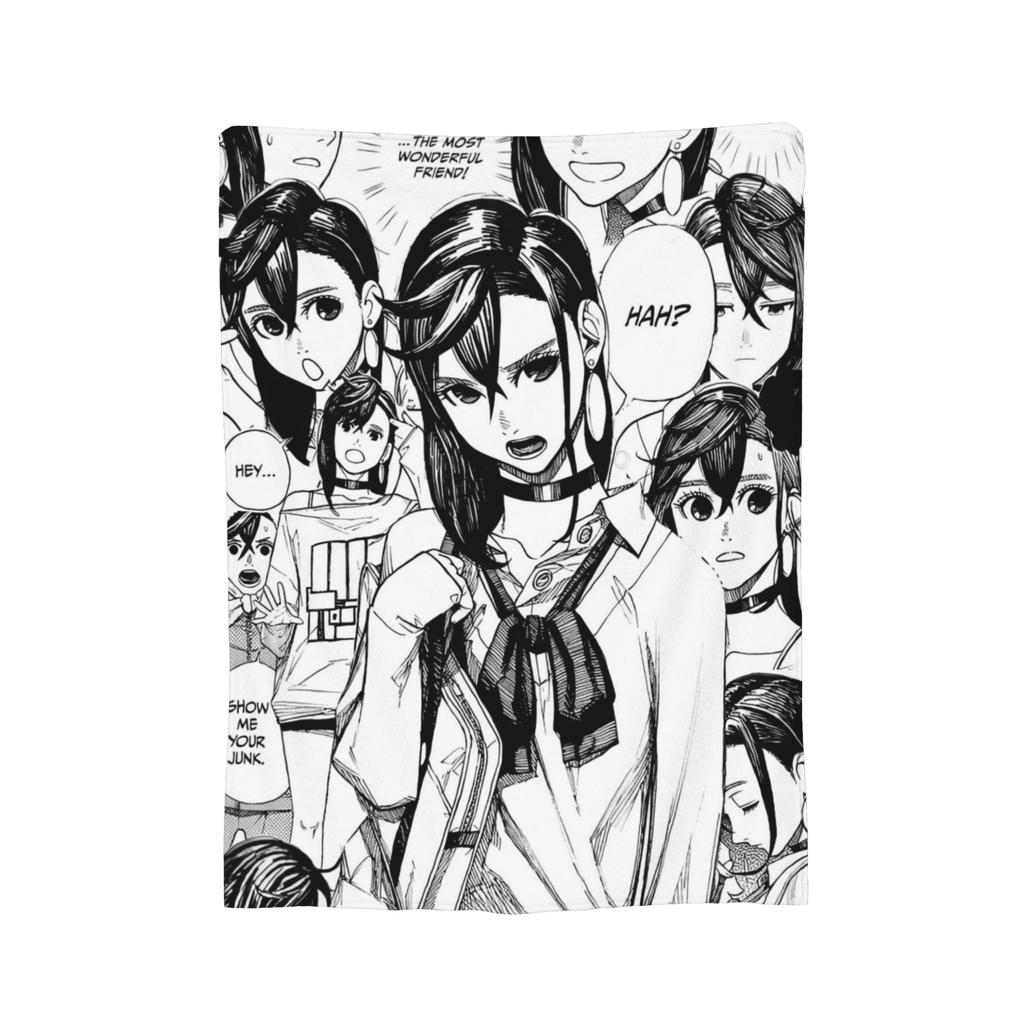 Turbo Granny Dandadan Anime Flannel Blankets  Creative Throw Blanket for Bed Sofa Couch 200x150cm Plush Thin Quilt,